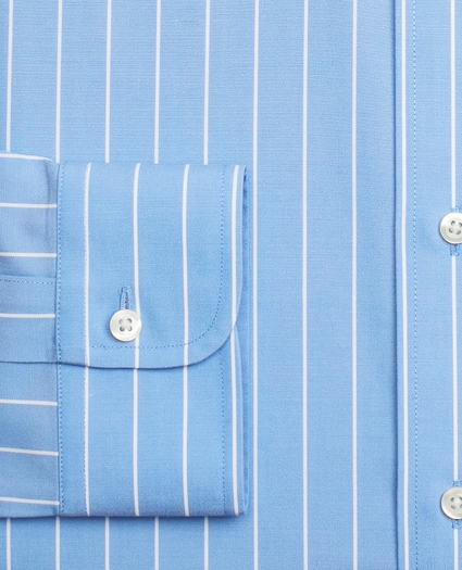 Stretch Milano Slim-Fit Dress Shirt, Non-Iron Stripe, image 3