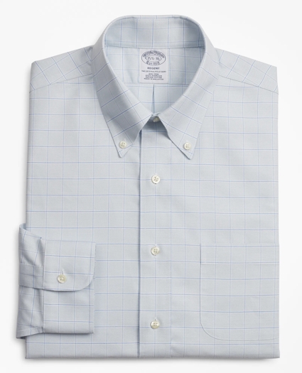 Brooks Brothers Cool Regent Regular-Fit Dress Shirt, Non-Iron Windowpane, image 4