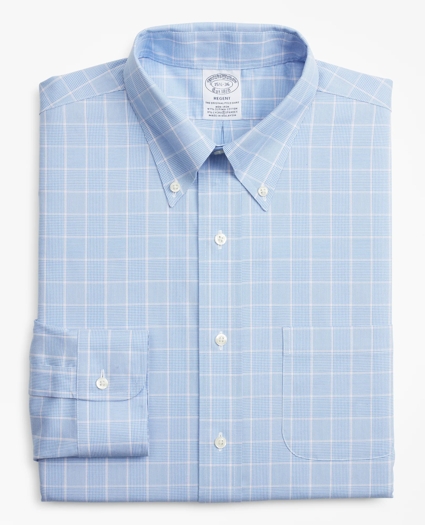 Stretch Regent Regular-Fit Dress Shirt, Non-Iron Micro-Check, image 4