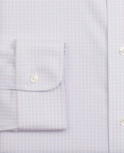 Stretch Regent Regular-Fit Dress Shirt, Non-Iron Micro-Check, image 3