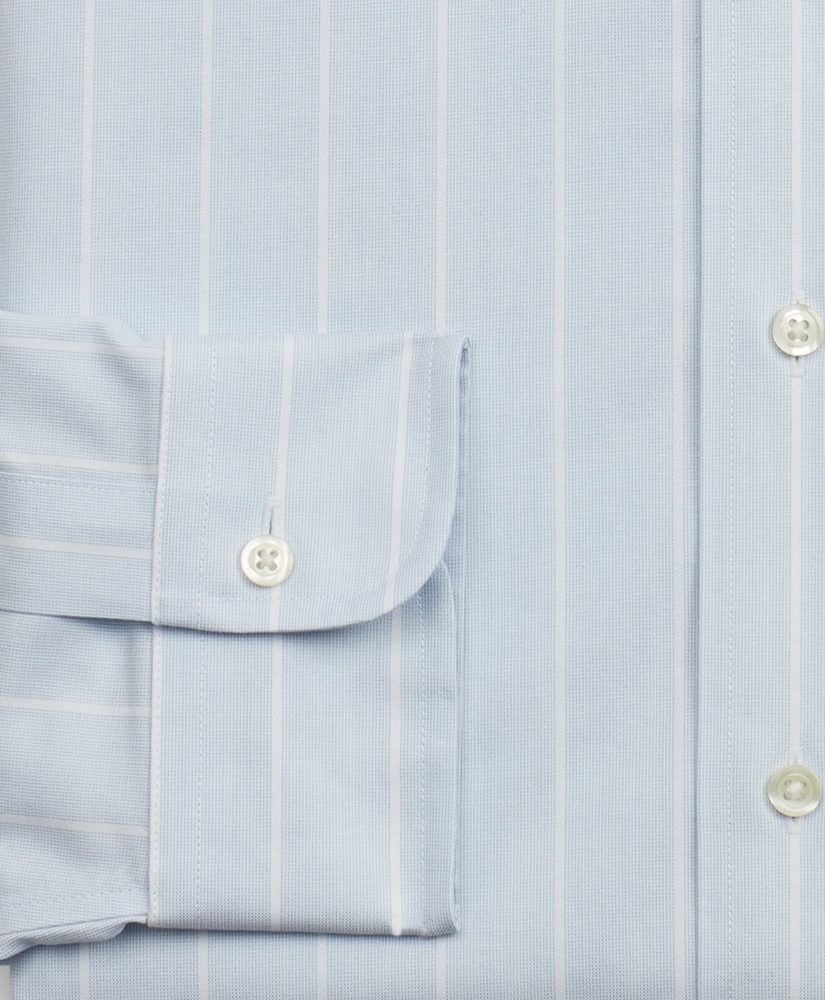 Stretch Regent Regular-Fit Dress Shirt, Non-Iron Pinstripe, image 3