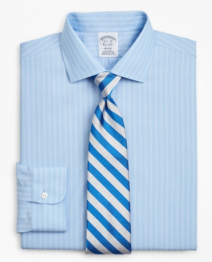 Regent Regular-Fit Dress Shirt, Non-Iron Double-Stripe, image 1