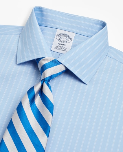 Regent Regular-Fit Dress Shirt, Non-Iron Double-Stripe, image 2
