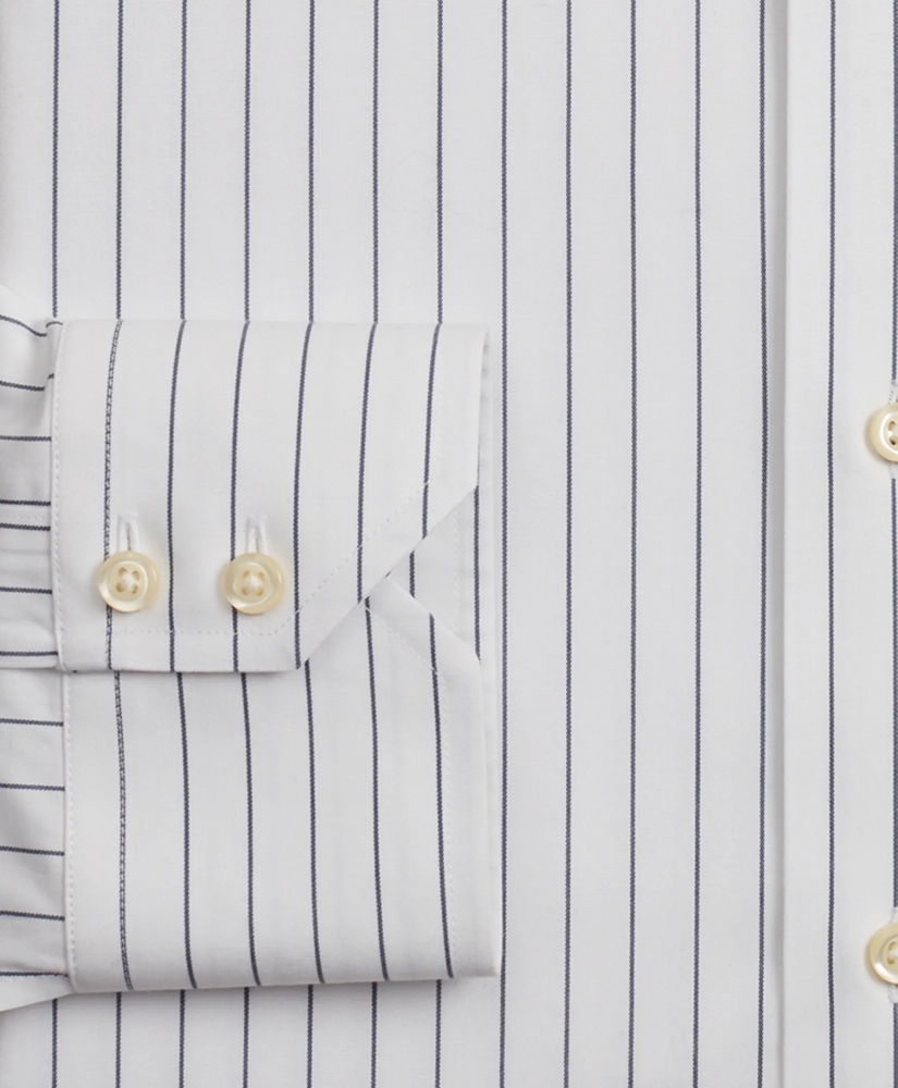Stretch Regent Regular-Fit Dress Shirt, Non-Iron Pinstripe, image 3