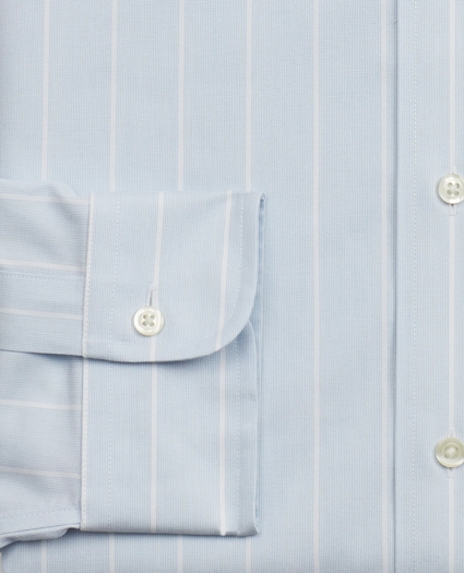 Stretch Madison Relaxed-Fit Dress Shirt, Non-Iron Pinstripe, image 3