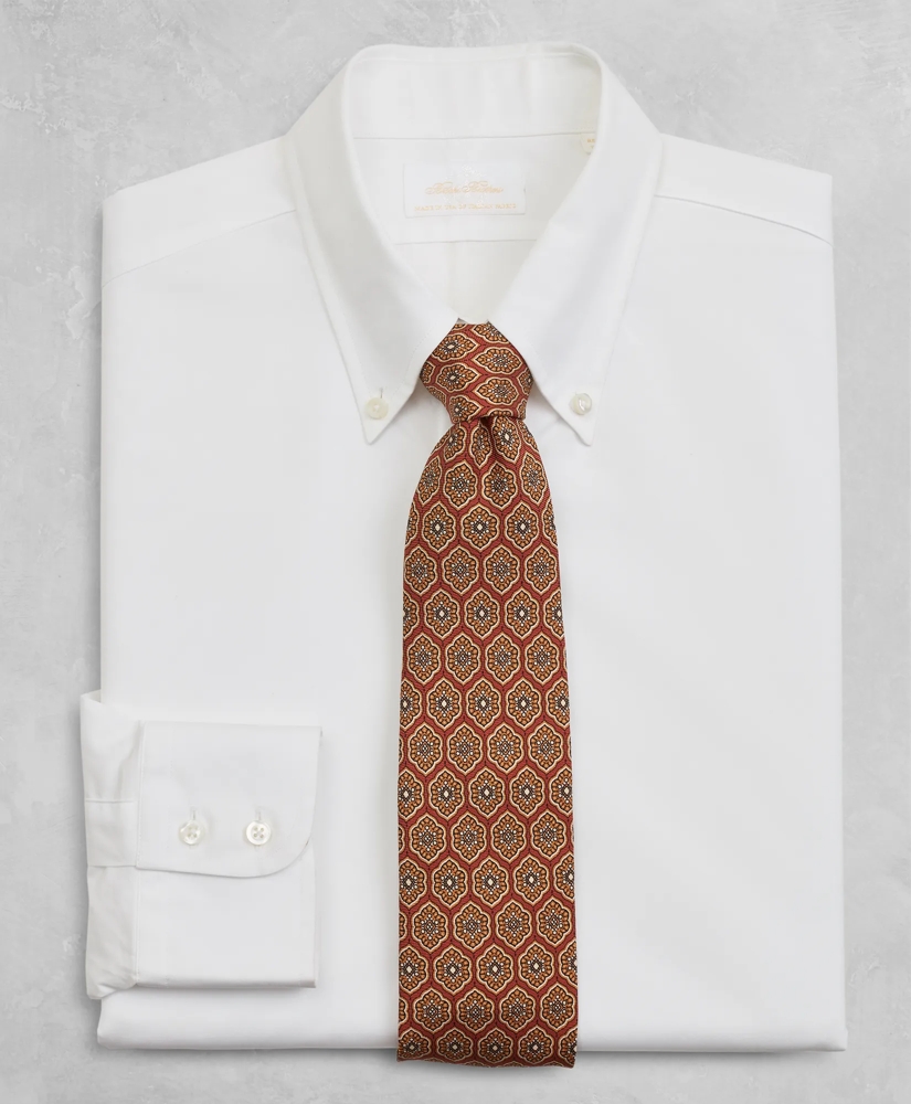 Golden Fleece® Regent Regular-Fit Dress Shirt, Button-Down Collar White Dobby, image 2