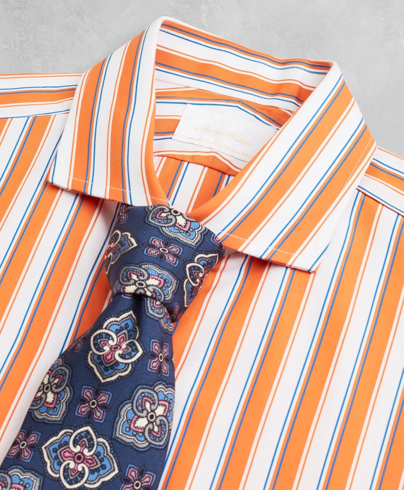 Golden Fleece® Regent Regular-Fit Dress Shirt, English Collar Multi-Stripe Poplin, image 3