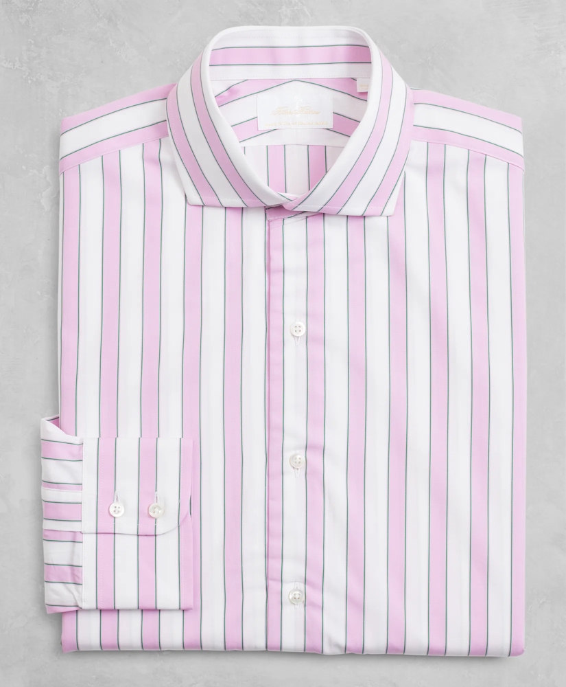 Golden Fleece® Milano Slim-Fit Dress Shirt, English Collar Multi-Stripe Poplin, image 4