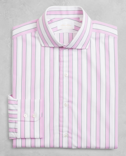 Golden Fleece® Milano Slim-Fit Dress Shirt, English Collar Multi-Stripe Poplin, image 4