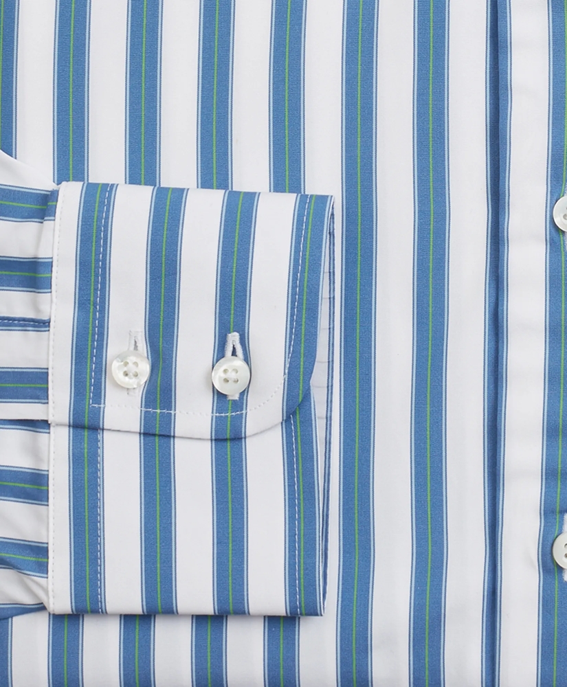 Golden Fleece® Regent Regular-Fit Dress Shirt, Button-Down Collar Multi-Stripe Poplin, image 4