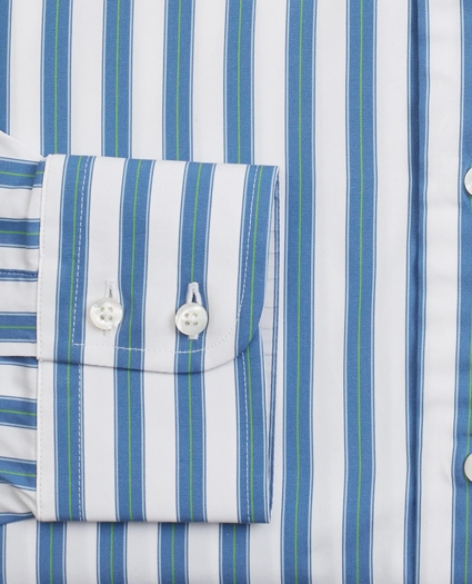 Golden Fleece® Regent Regular-Fit Dress Shirt, Button-Down Collar Multi-Stripe Poplin, image 4