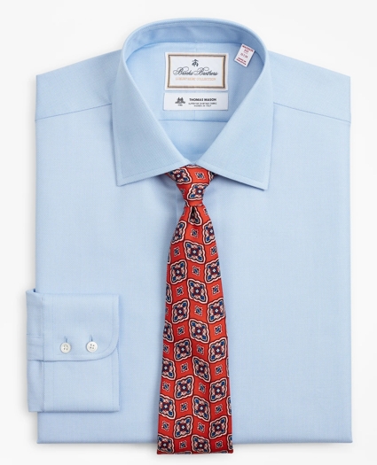Luxury Collection Madison Relaxed-Fit Dress Shirt, Franklin Spread Collar Dobby, image 1