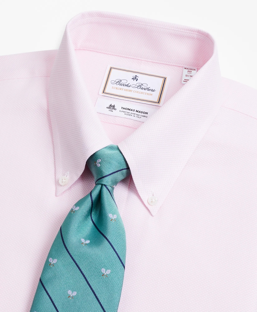 Luxury Collection Madison Relaxed-Fit Dress Shirt, Button-Down Collar Dobby Links, image 2