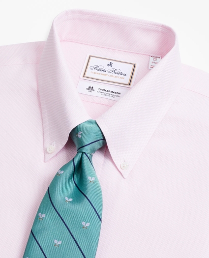 Luxury Collection Madison Relaxed-Fit Dress Shirt, Button-Down Collar Dobby Links, image 2