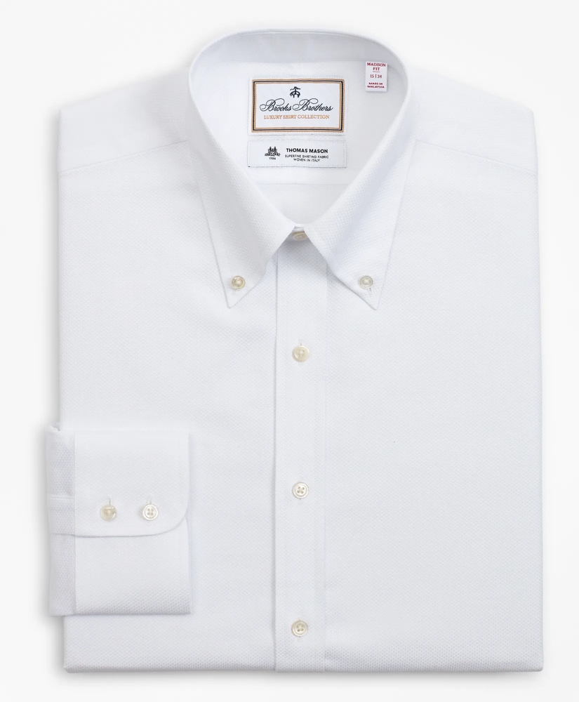 Luxury Collection Madison Relaxed-Fit Dress Shirt, Button-Down Collar Dobby Links, image 4