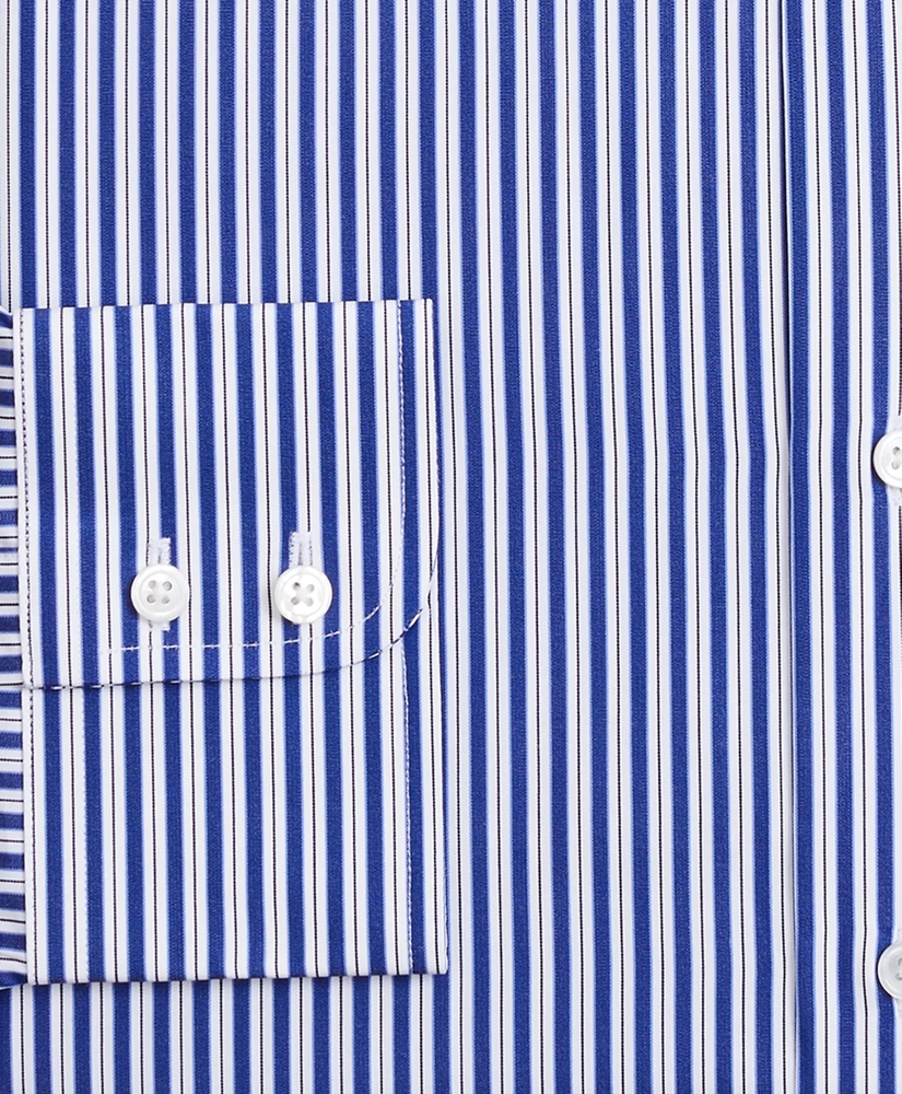 Luxury Collection Madison Relaxed-Fit Dress Shirt, Franklin Spread Collar Pinstripe, image 3