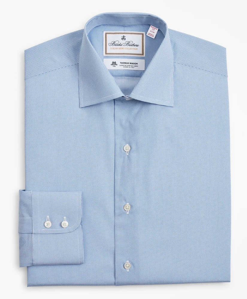 Luxury Collection Madison Relaxed-Fit Dress Shirt, Franklin Spread Collar Dot, image 4