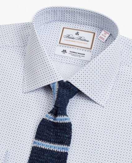 Luxury Collection Madison Relaxed-Fit Dress Shirt, Franklin Spread Collar Geo Print, image 2