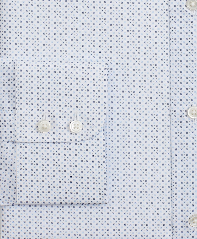 Luxury Collection Madison Relaxed-Fit Dress Shirt, Franklin Spread Collar Geo Print, image 3