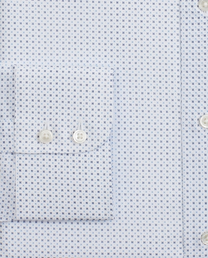Luxury Collection Madison Relaxed-Fit Dress Shirt, Franklin Spread Collar Geo Print, image 3