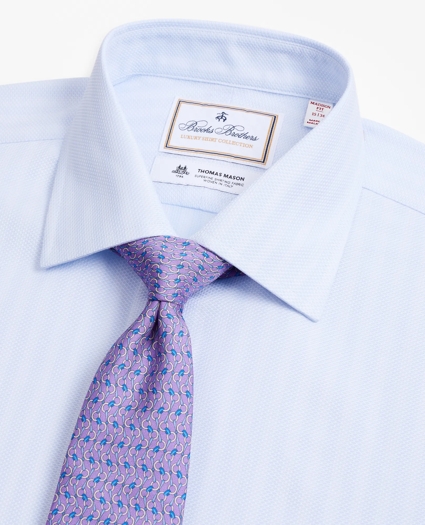 Luxury Collection Madison Relaxed-Fit Dress Shirt, Franklin Spread Collar Stripe, image 2