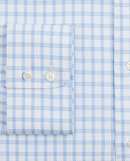 Luxury Collection Madison Relaxed-Fit Dress Shirt, Franklin Spread Collar Check, image 3