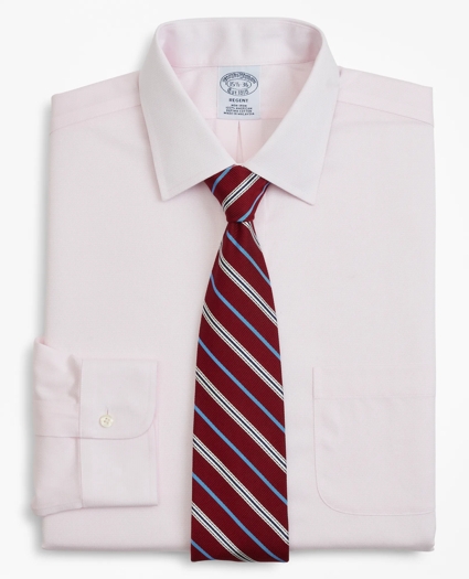 Regent Regular-Fit Dress Shirt, Non-Iron Micro-Check, image 1