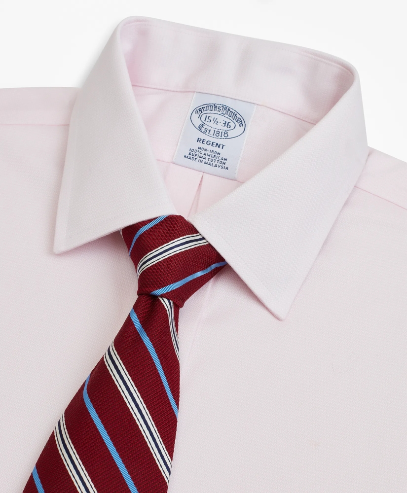 Regent Regular-Fit Dress Shirt, Non-Iron Micro-Check, image 2