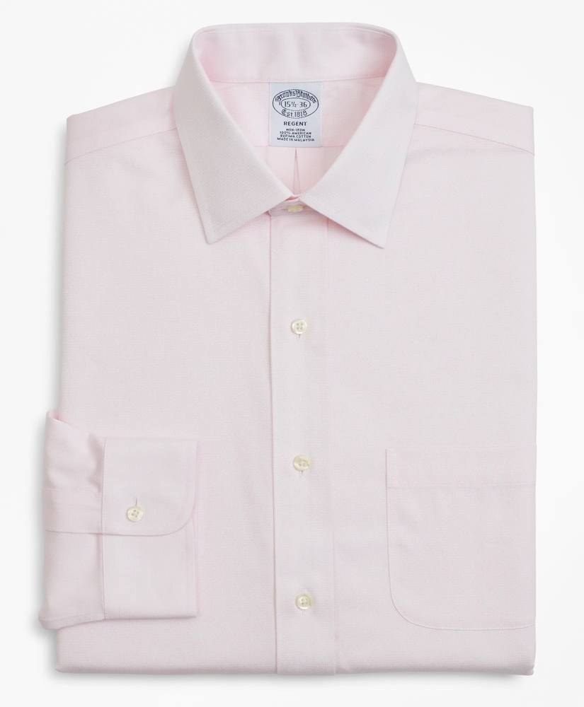Regent Regular-Fit Dress Shirt, Non-Iron Micro-Check, image 4