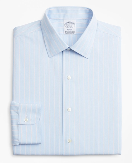 Stretch Regent Regular-Fit Dress Shirt, Non-Iron Pinstripe, image 4