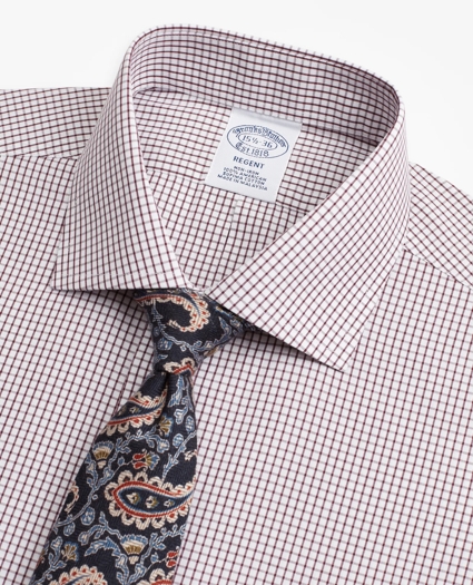 Regent Regular-Fit Dress Shirt, Non-Iron Windowpane, image 2