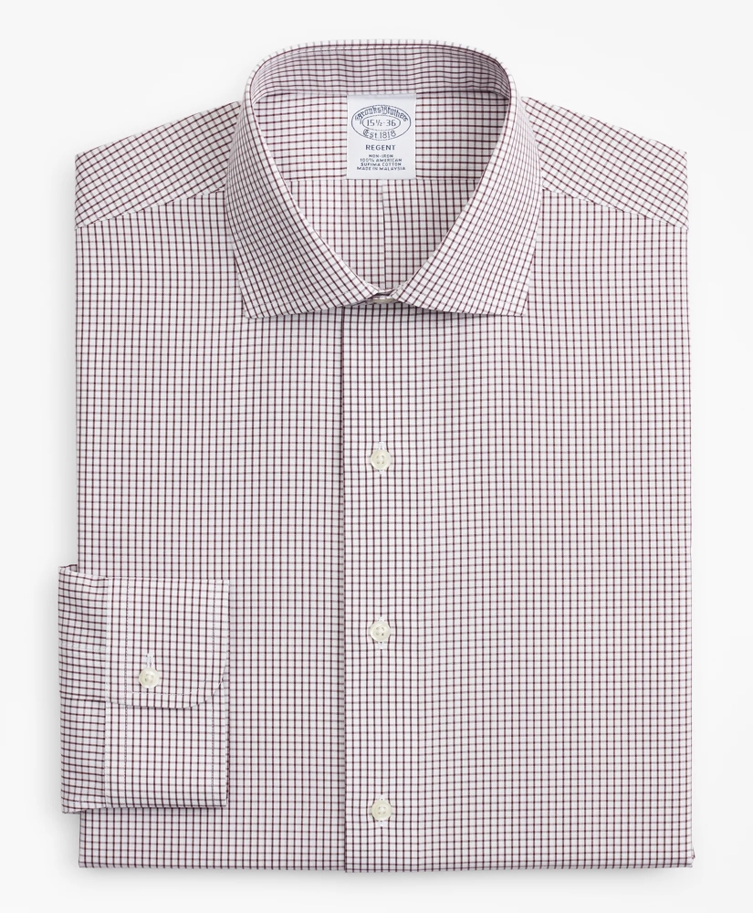 Regent Regular-Fit Dress Shirt, Non-Iron Windowpane, image 4