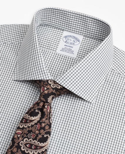 Regent Regular-Fit Dress Shirt, Non-Iron Windowpane, image 2