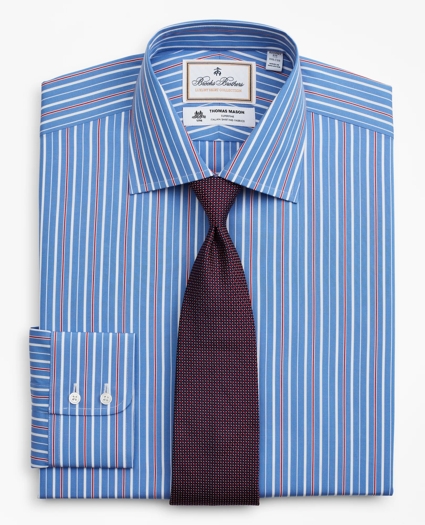 Luxury Collection Regent Regular-Fit Dress Shirt, Franklin Spread Collar Multi-Stripe, image 1