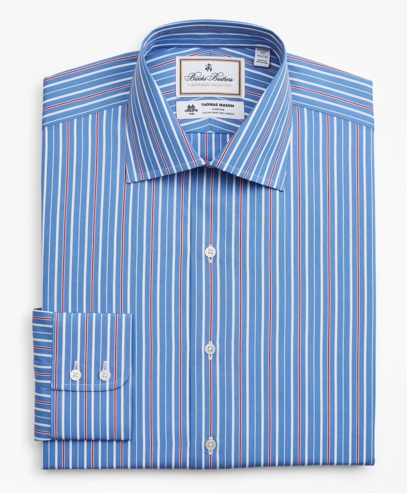 Luxury Collection Regent Regular-Fit Dress Shirt, Franklin Spread Collar Multi-Stripe, image 4