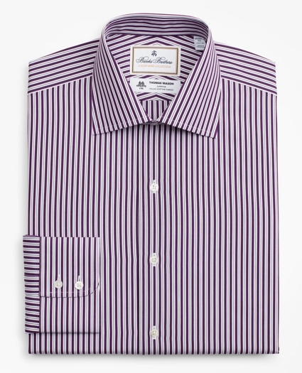 Luxury Collection Regent Regular-Fit Dress Shirt, Franklin Spread Collar Double-Stripe, image 4