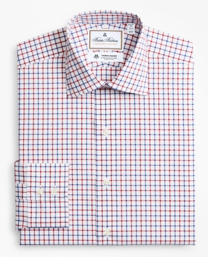 Luxury Collection Regent Regular-Fit Dress Shirt, Franklin Spread Collar Bold Windowpane, image 4