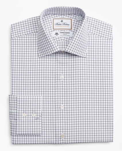Luxury Collection Regent Regular-Fit Dress Shirt, Franklin Spread Collar Fine Windowpane, image 4