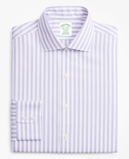 Milano Slim-Fit Dress Shirt, Non-Iron Stripe, image 4