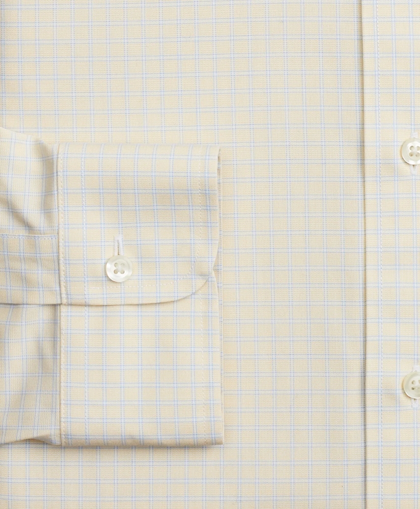 Stretch Milano Slim-Fit Dress Shirt, Non-Iron Check, image 3
