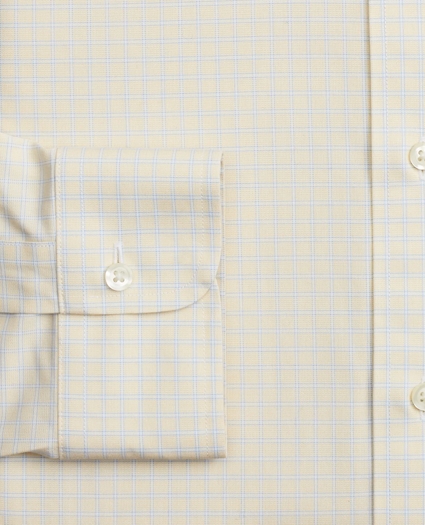 Stretch Milano Slim-Fit Dress Shirt, Non-Iron Check, image 3
