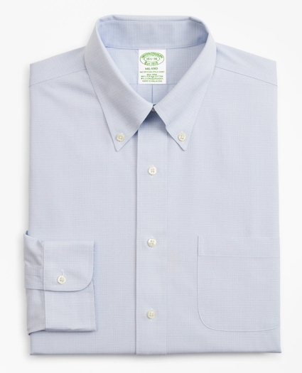 Stretch Milano Slim-Fit Dress Shirt, Non-Iron Check, image 4