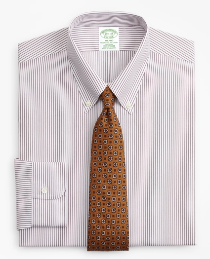 Milano Slim-Fit Dress Shirt, Non-Iron Stripe, image 1