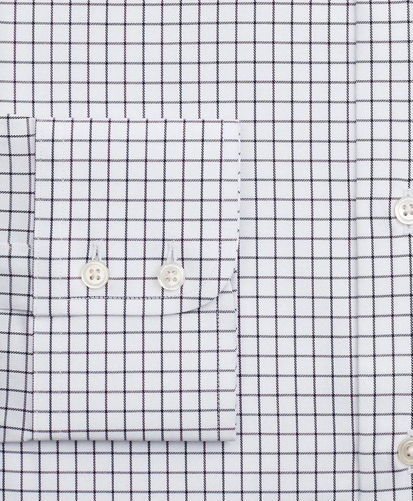 Luxury Collection Madison Relaxed-Fit Dress Shirt, Franklin Spread Collar Fine Windowpane, image 3