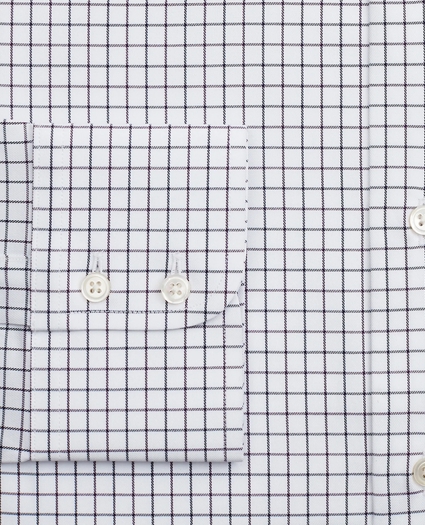 Luxury Collection Madison Relaxed-Fit Dress Shirt, Franklin Spread Collar Fine Windowpane, image 3