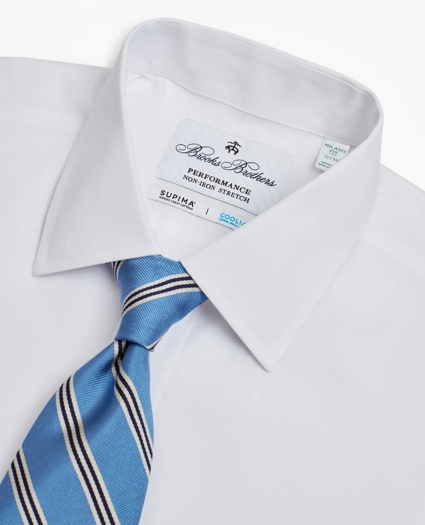 Milano Slim Fit Dress Shirt, Performance Non-Iron with COOLMAX®, Ainsley Collar Broadcloth, image 3