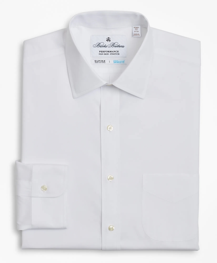Soho Extra-Slim Fit Dress Shirt, Performance Non-Iron with COOLMAX®, Ainsley Collar Broadcloth, image 5