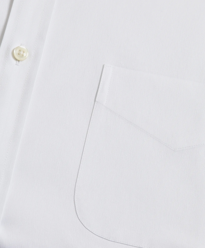 Milano Slim Fit Dress Shirt, Performance Non-Iron with COOLMAX®, English Spread Collar Broadcloth, image 4