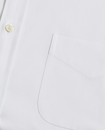 Milano Slim Fit Dress Shirt, Performance Non-Iron with COOLMAX®, English Spread Collar Broadcloth, image 4