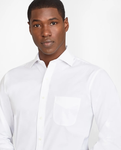 Regent Regular-Fit Dress Shirt, Performance Non-Iron with COOLMAX®, English Spread Collar Broadcloth, image 1